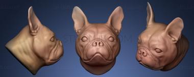 3D model bulldog (STL)